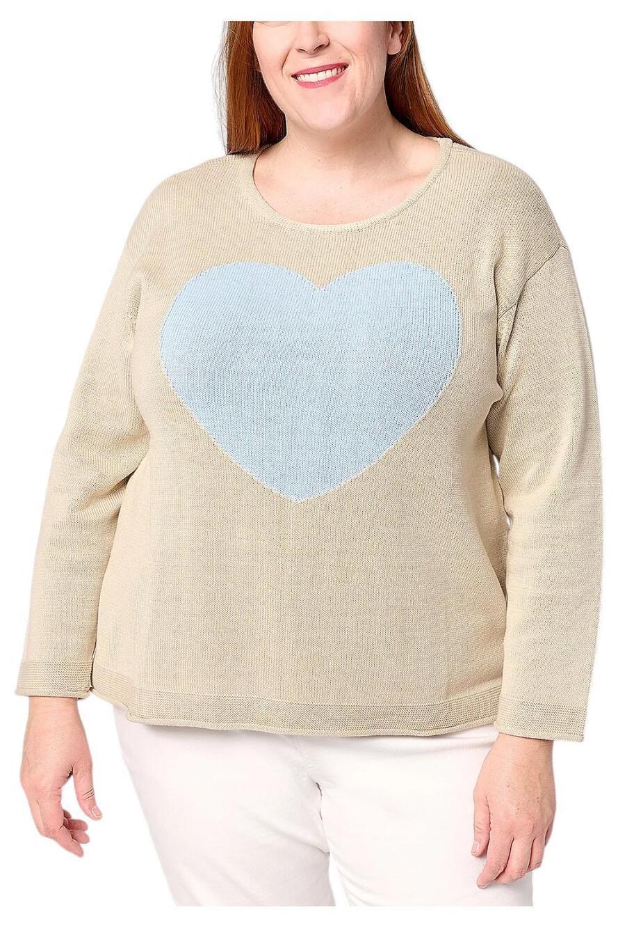 Coldwater Creek Women`s Heart So Blue Sweater Blue - Regular